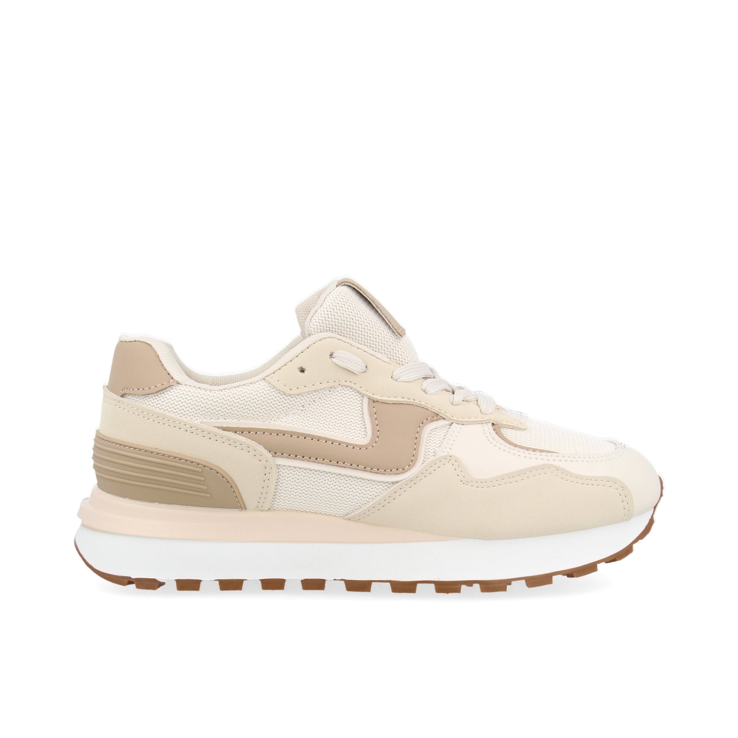 Tenis Urbano  Vazza  color Latte para Mujer