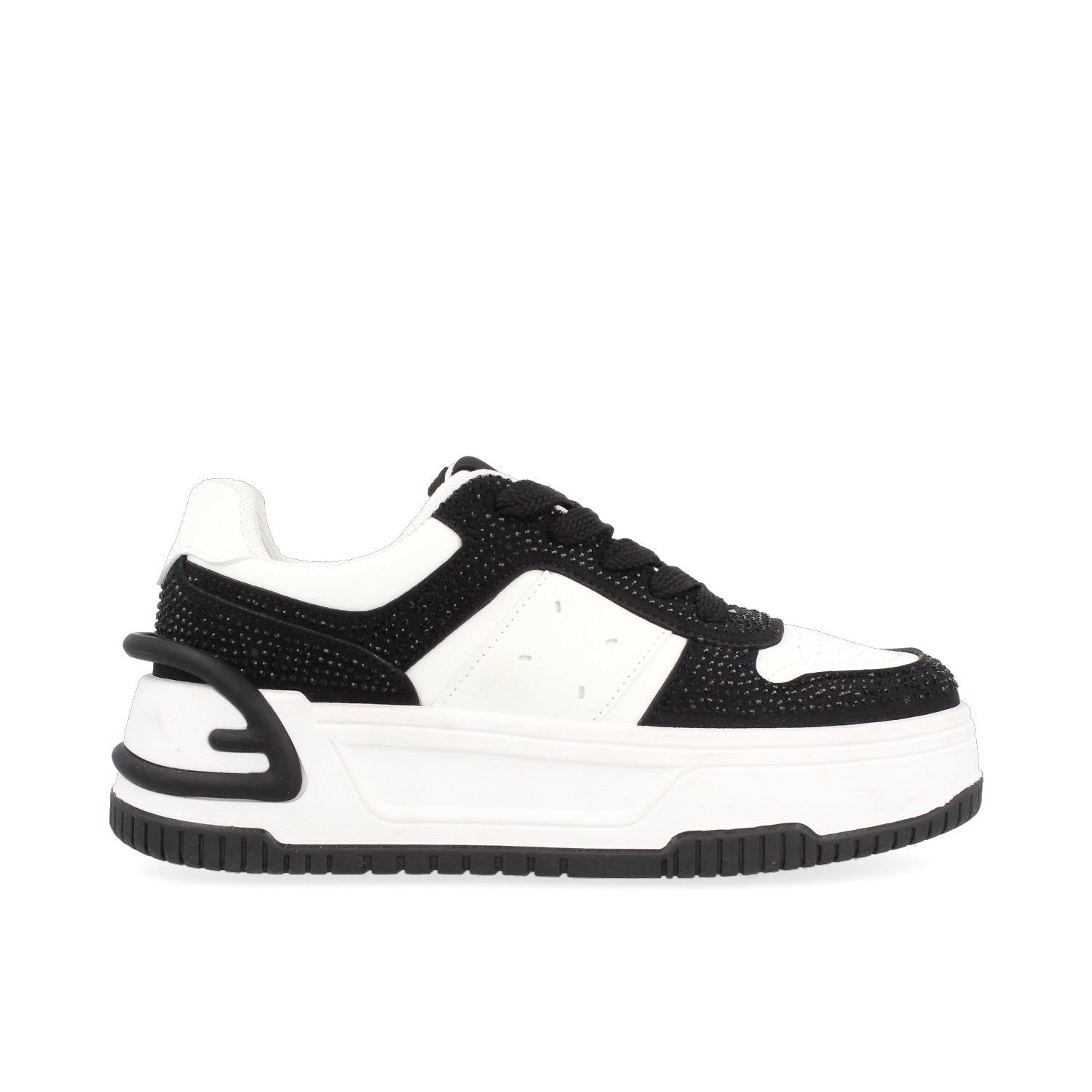 Tenis Urbano Vazza color Blanco con  Negro para Mujer