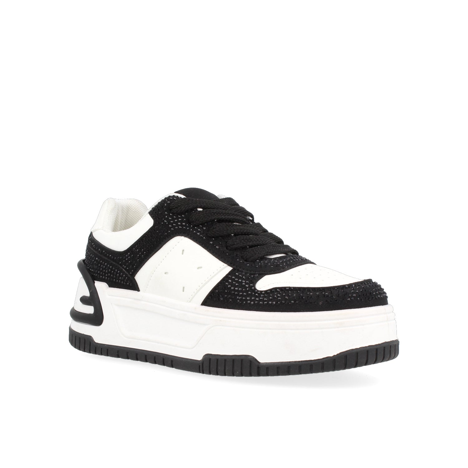 Tenis Urbano Vazza color Blanco con  Negro para Mujer