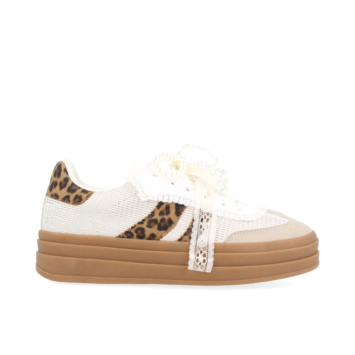 Tenis Urbano Vazza color Latte con Negro para Mujer