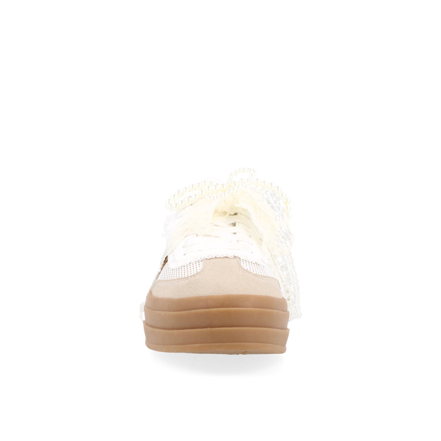 Tenis Urbano Vazza color Latte con Negro para Mujer