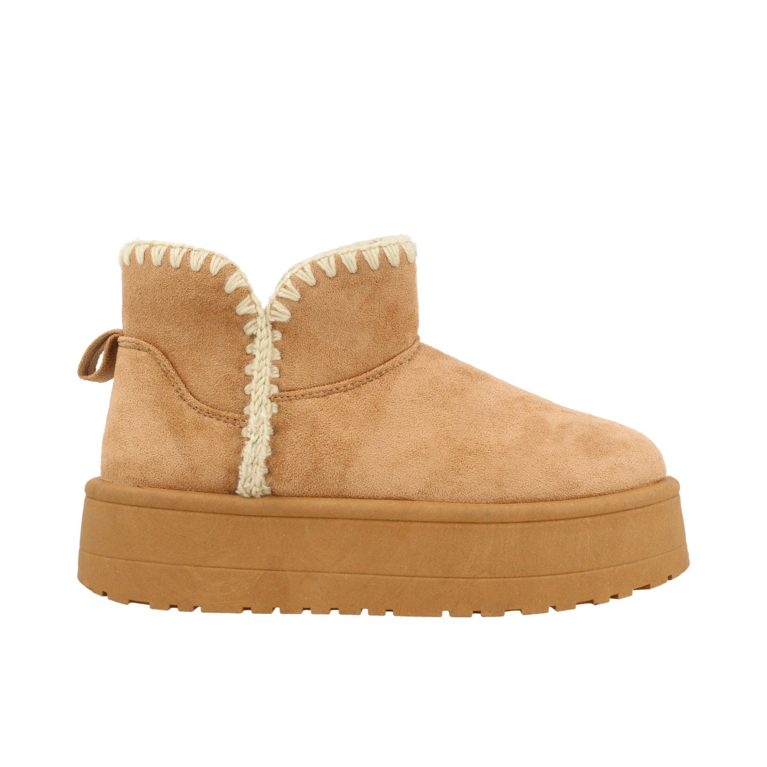 Bota Casual Vazza color Khaki para Mujer