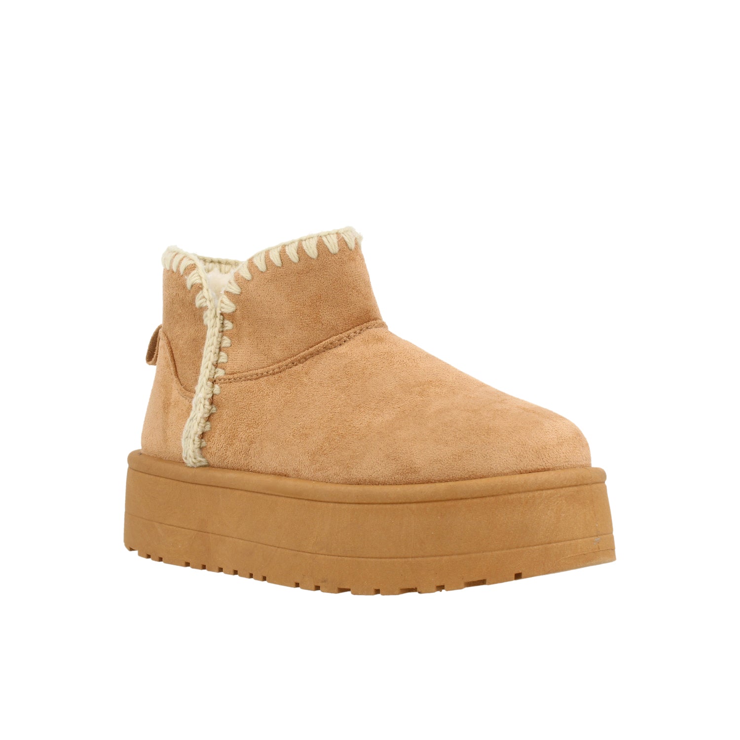 Bota Casual Vazza color Khaki para Mujer