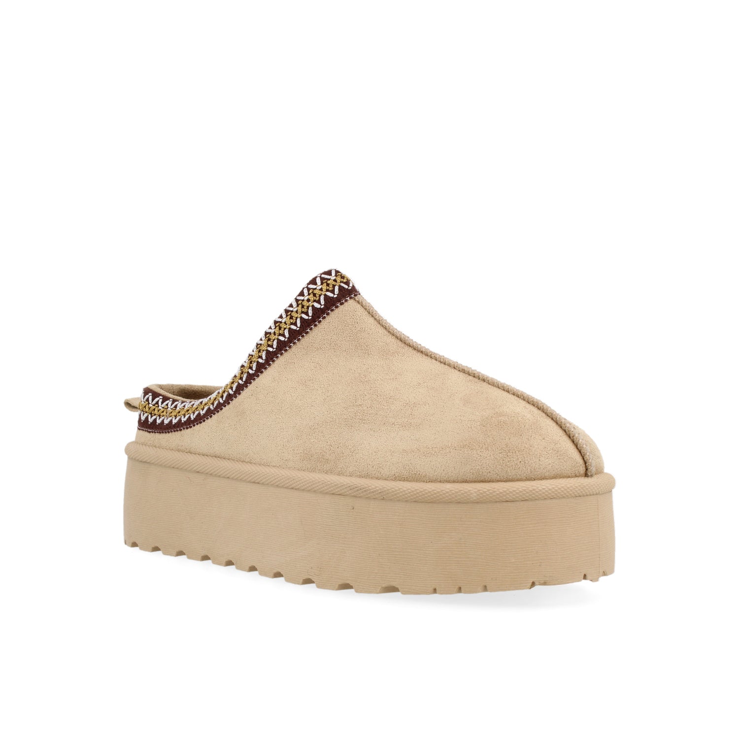 Pantufla  Vazza color Khaki para Mujer