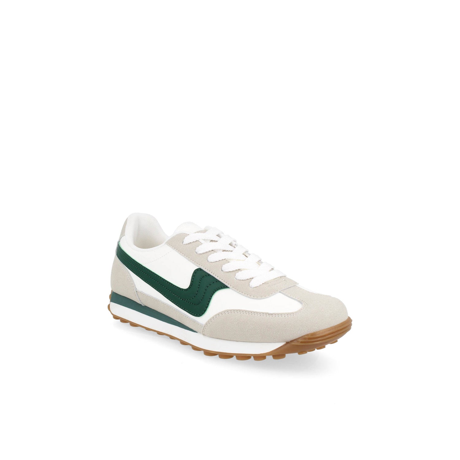 Tenis Urbano Vazza color Blanco con Verde para Mujer