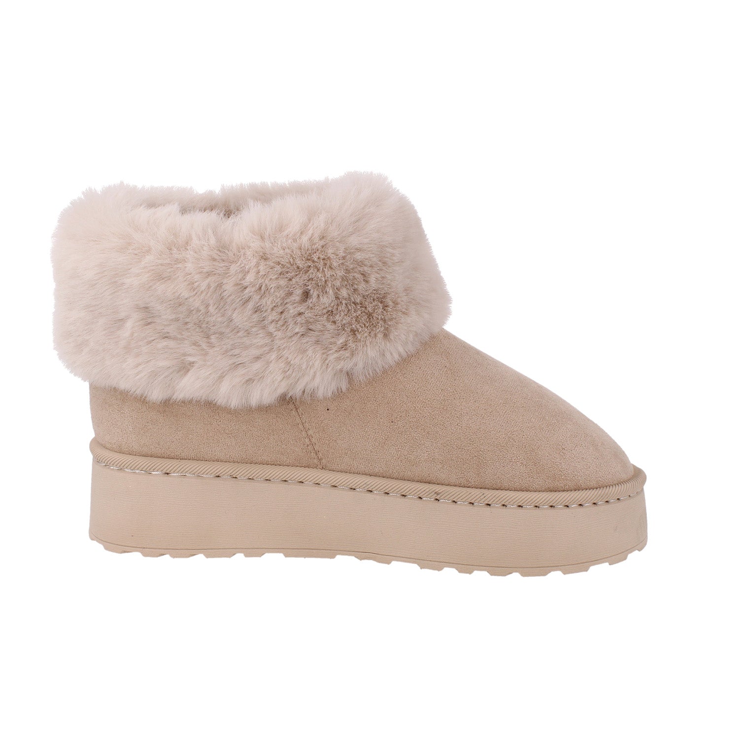 Bota Casual Vazza color Beige para Mujer