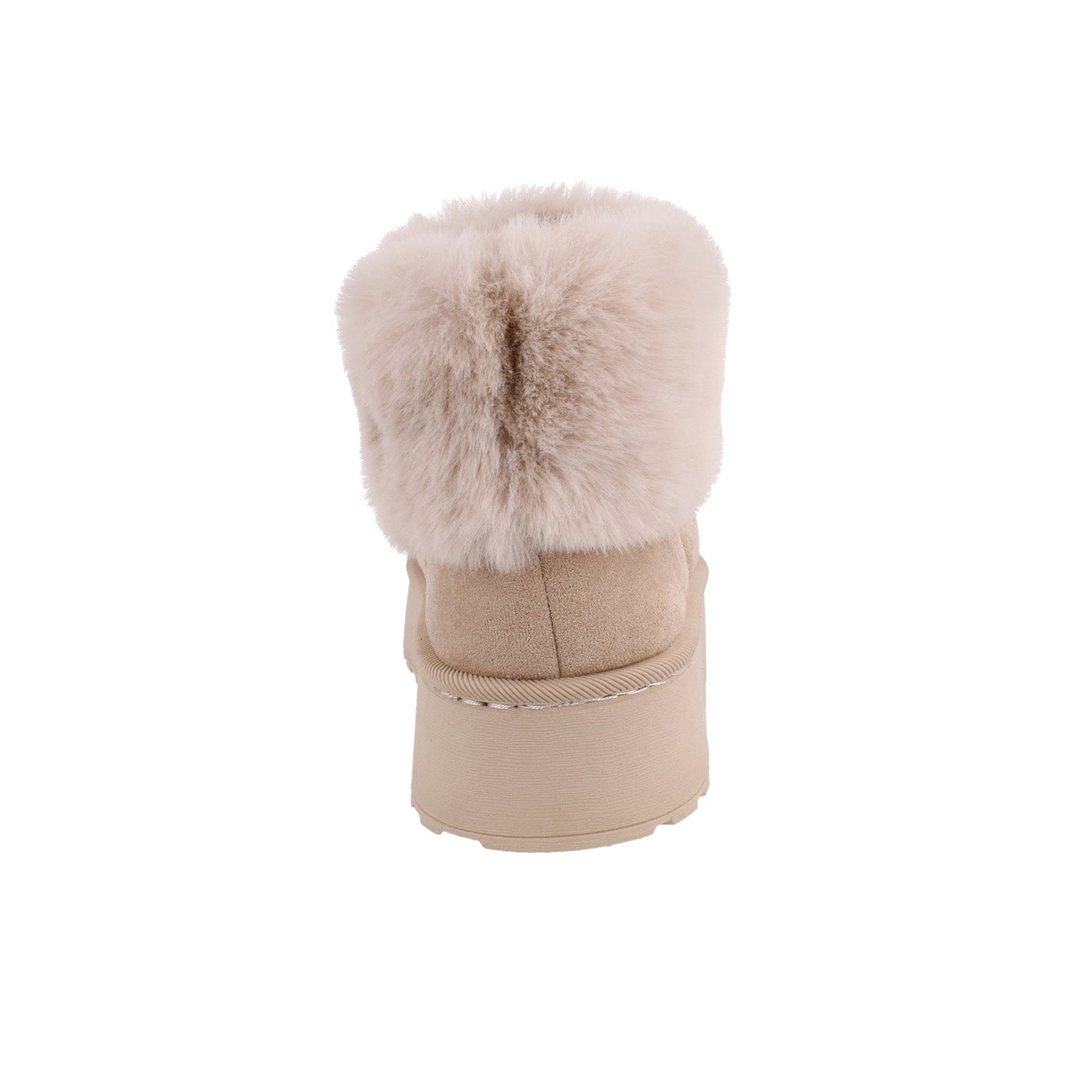Bota Casual Vazza color Beige para Mujer