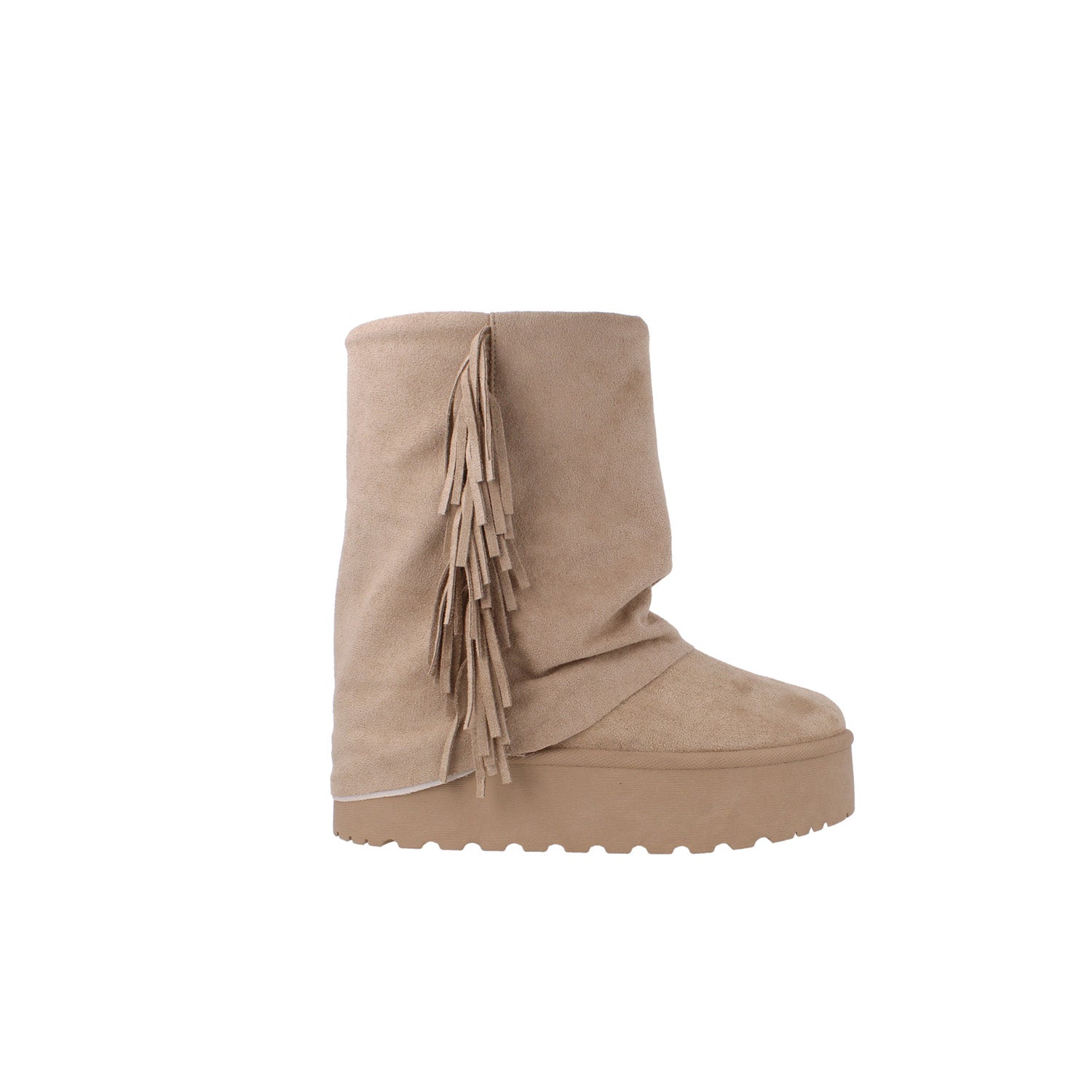 Bota Casual Vazza color Beige para Mujer