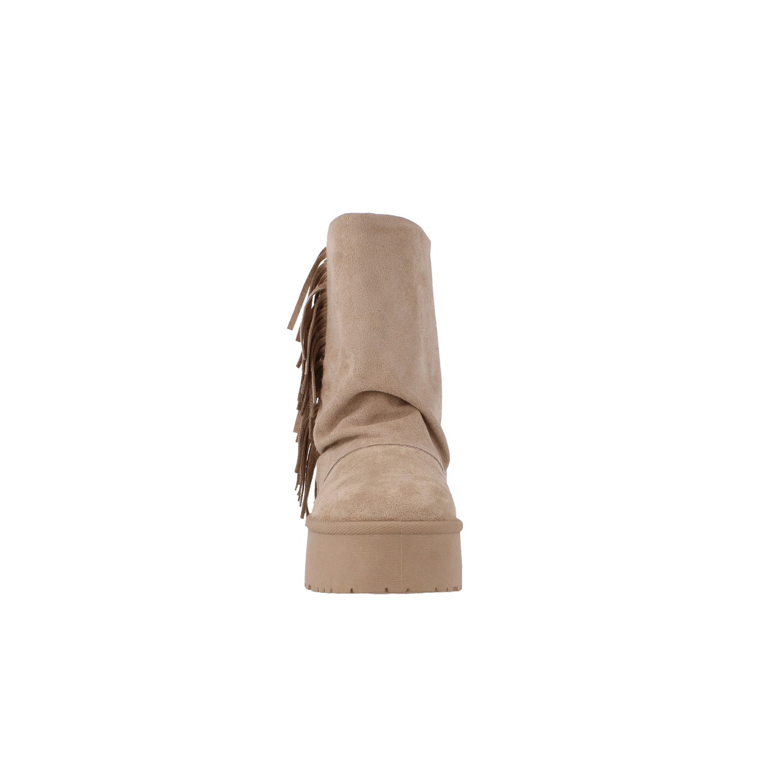 Bota Casual Vazza color Beige para Mujer