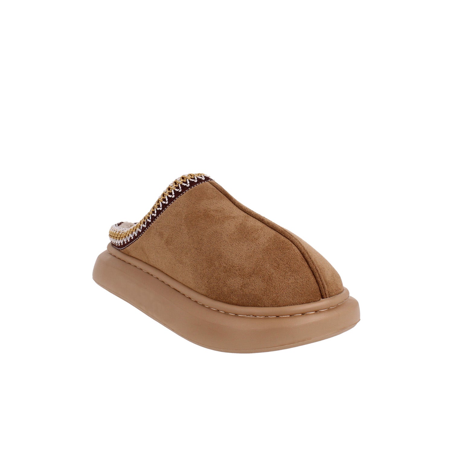 Pantufla Casual Vazza color Khaki para Mujer