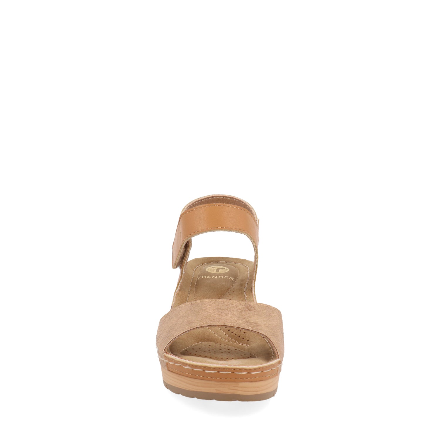 Sandalia Casual Vazza color Camel para Mujer