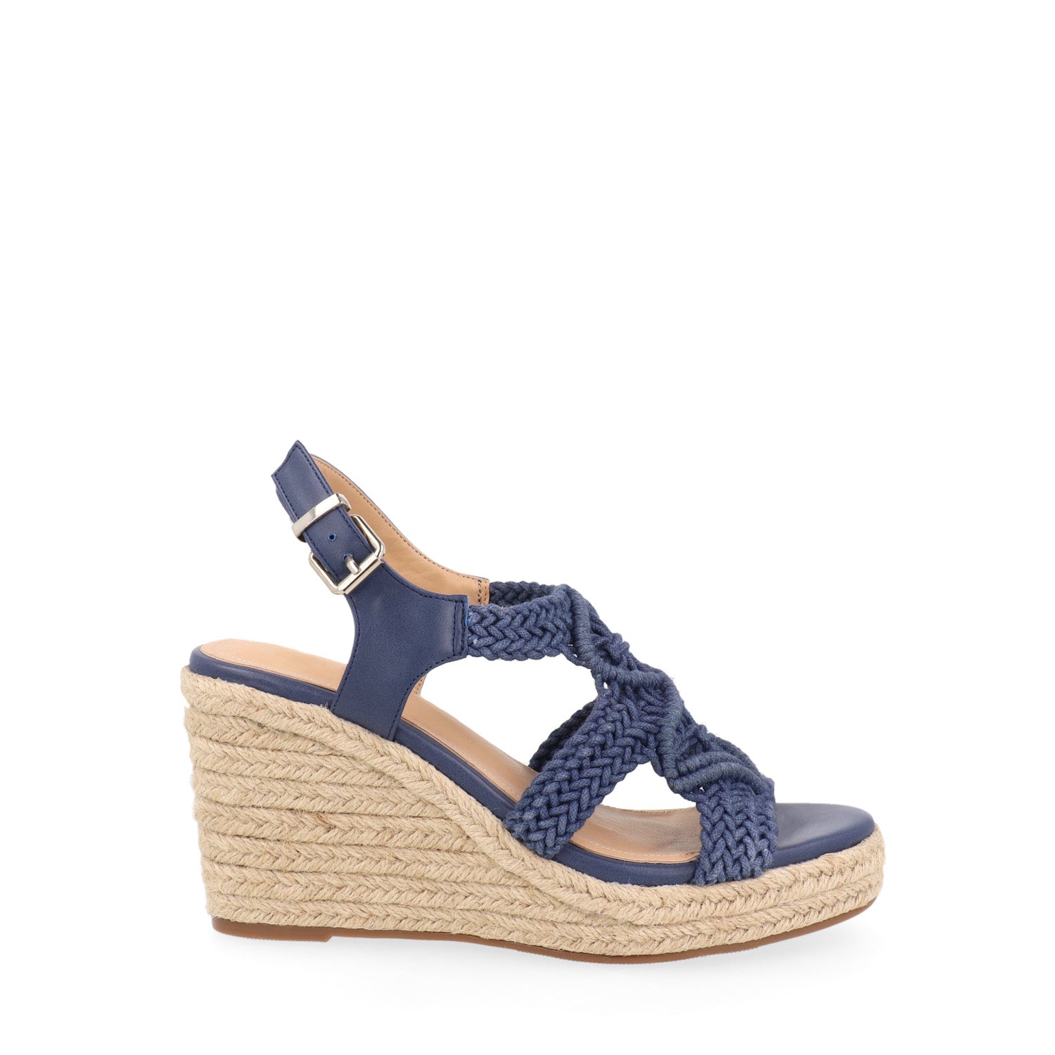 Sandalia Casual Vazza color Azul para Mujer