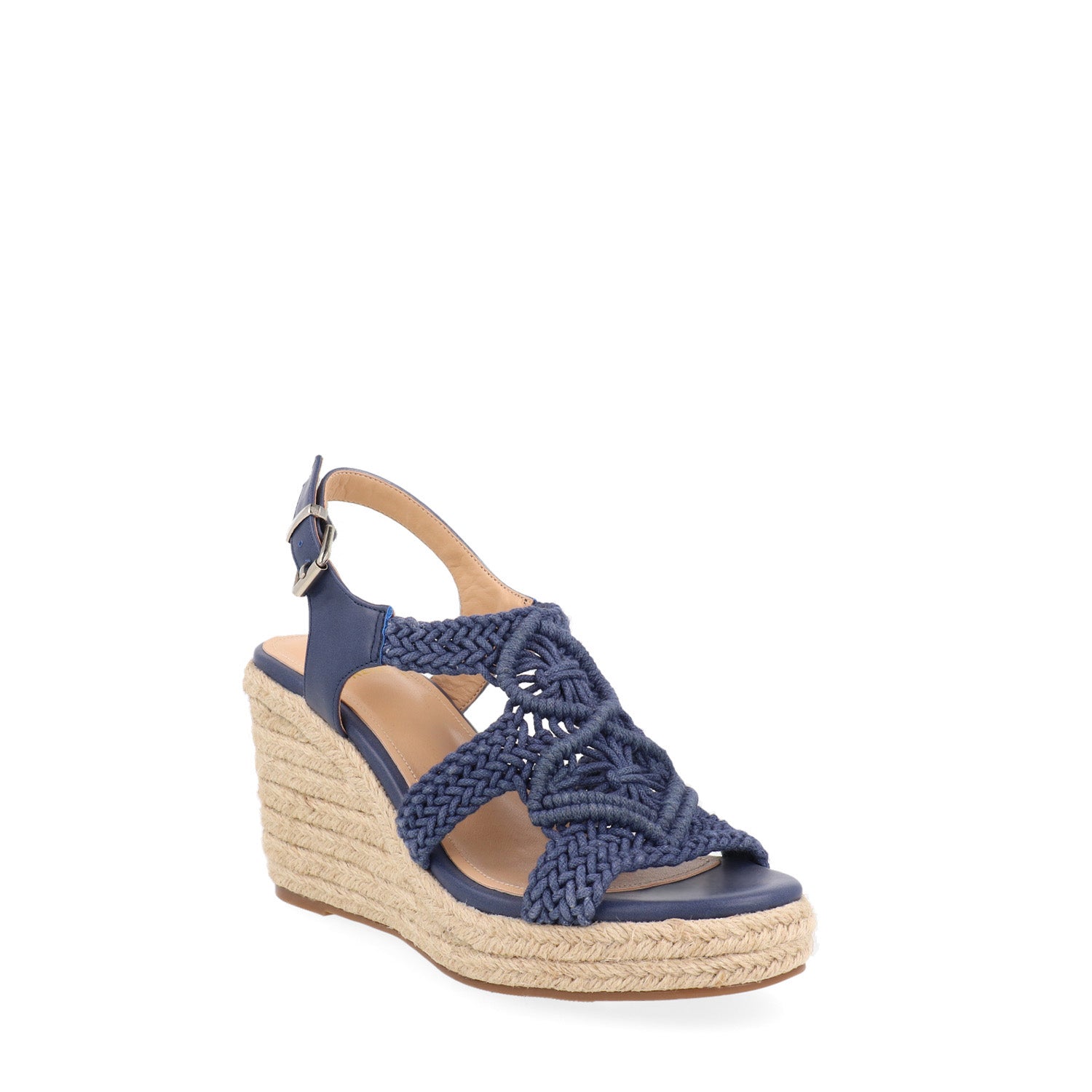 Sandalia Casual Vazza color Azul para Mujer