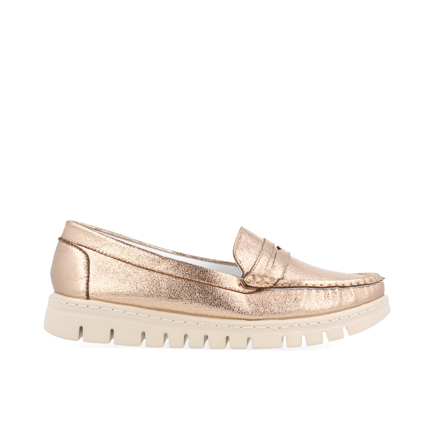 Zapato Casual Vazza color Oro para Mujer