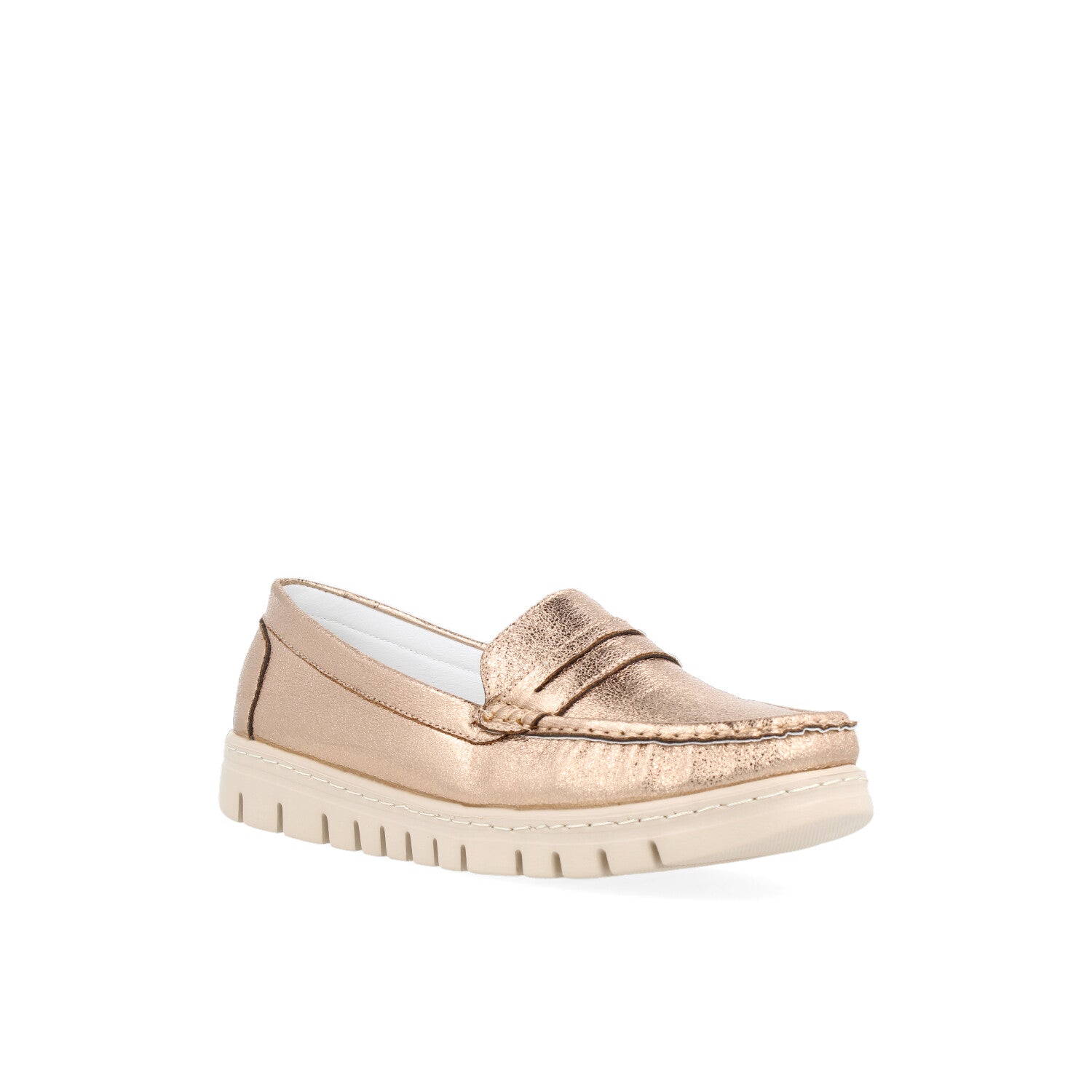 Zapato Casual Vazza color Oro para Mujer