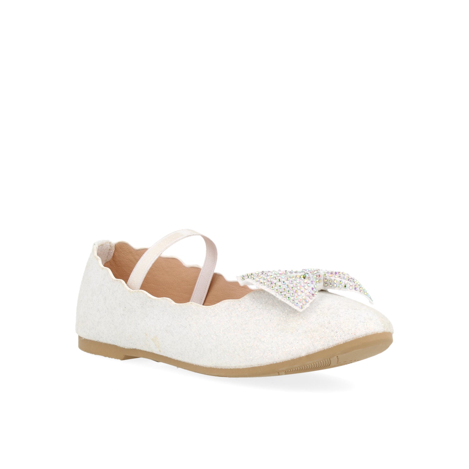 Ballerina Casual Vazza color Plata para Niña