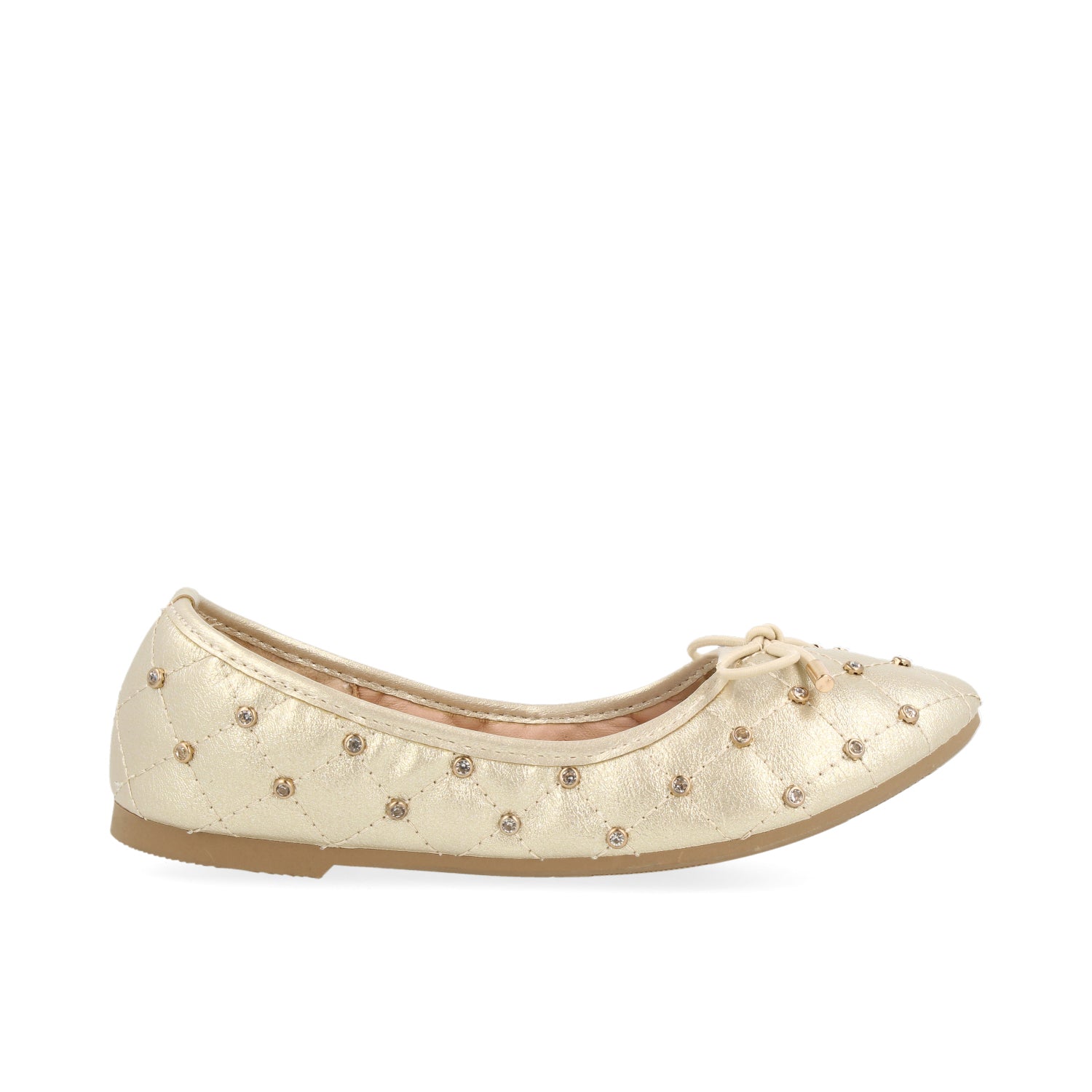 Ballerina Casual Vazza color Dorado para Niña