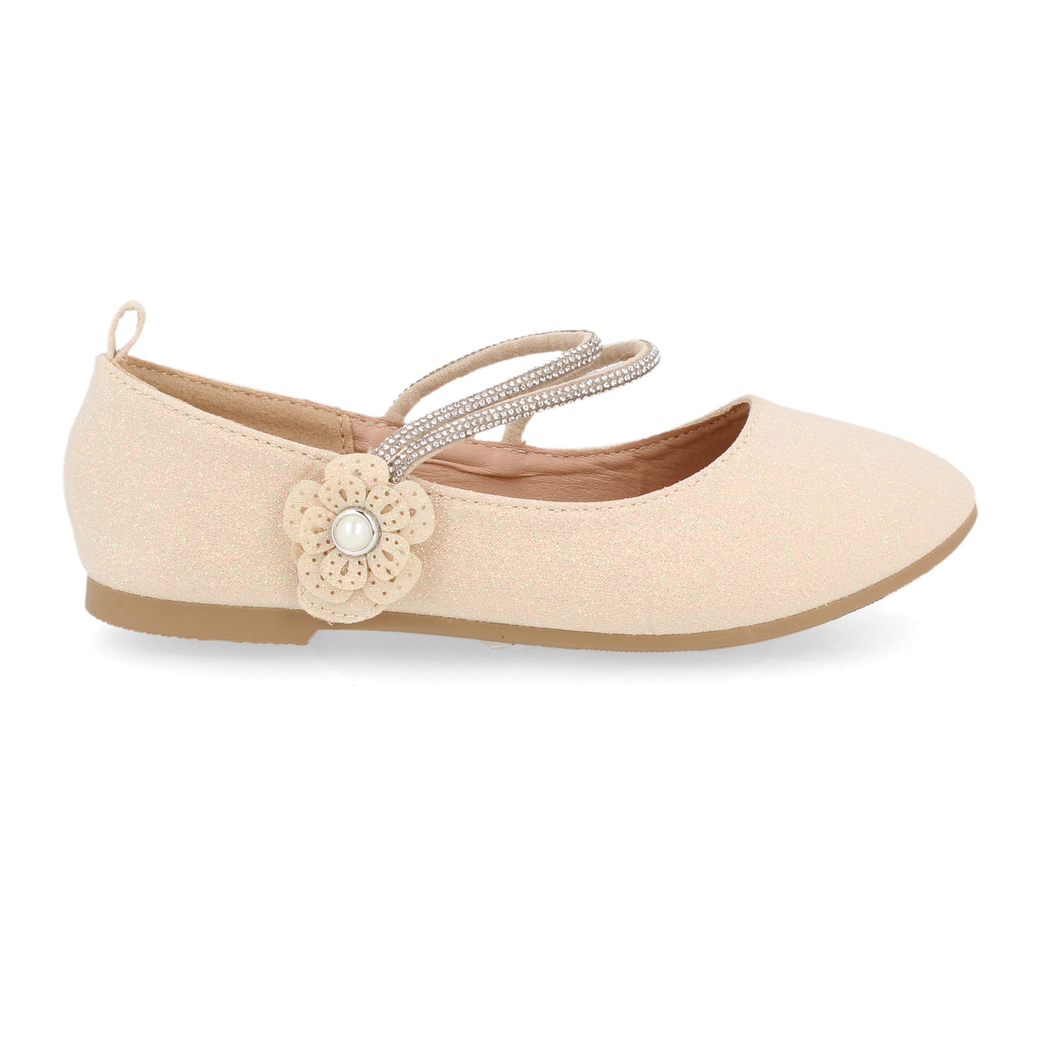 Ballerina Casual Vazza color Dorado para Niña