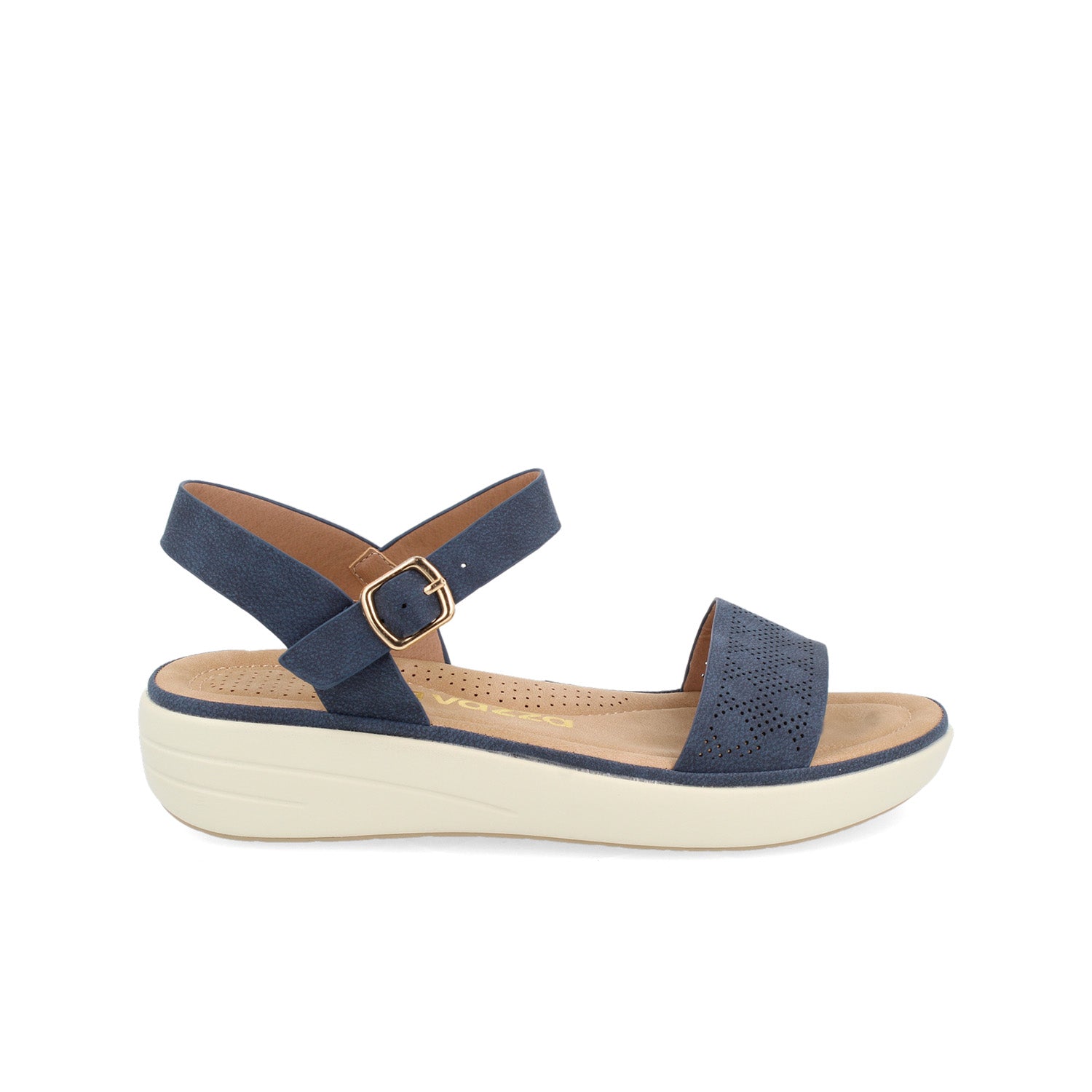 Sandalia Casual Vazza color Azul para Mujer