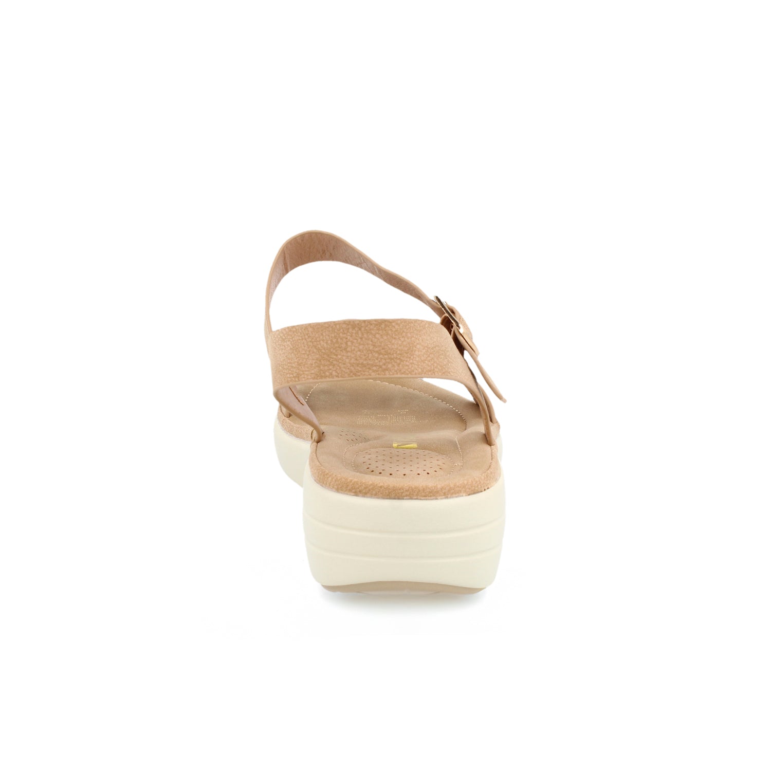 Sandalia Casual Vazza color Camel para Mujer