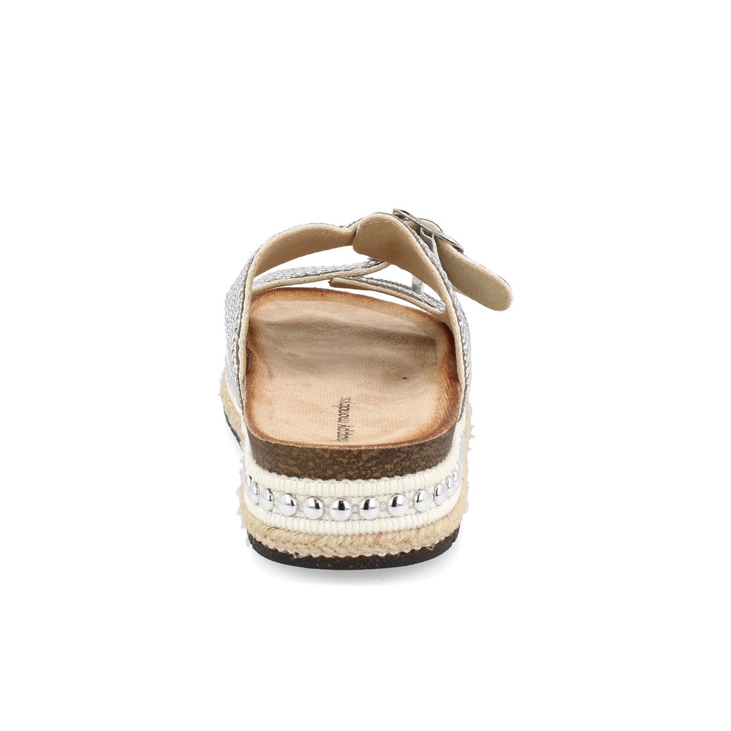 Sandalia Casual Vazza color Plata para Mujer