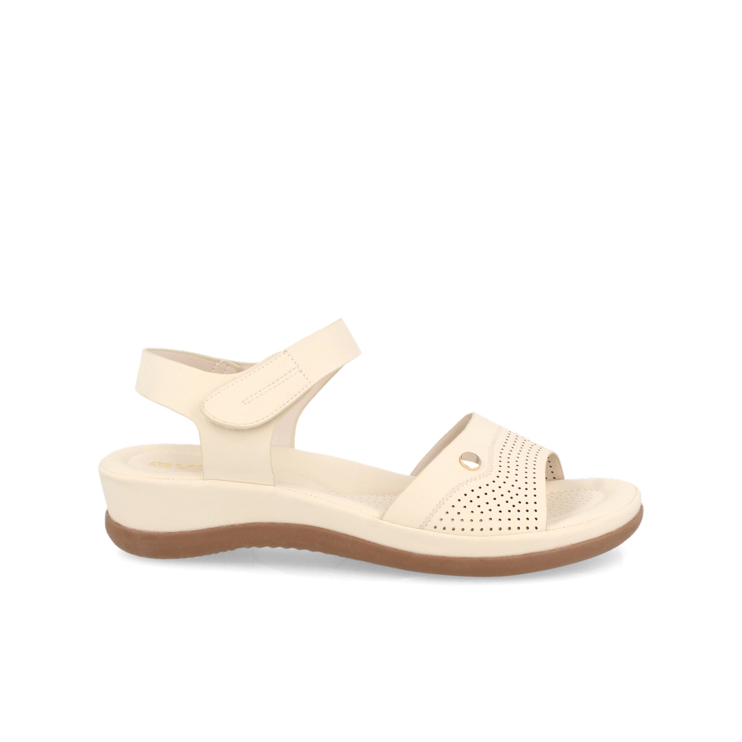 Sandalia Casual Vazza color Blanco para Mujer