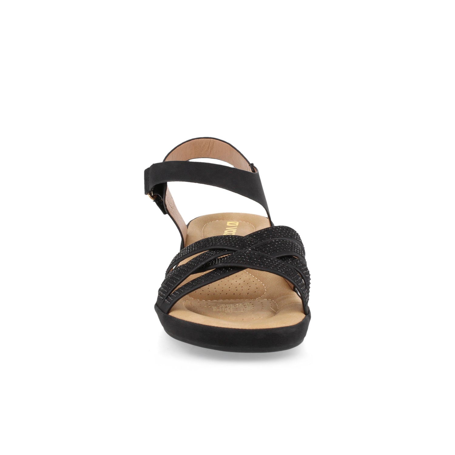 Sandalia Casual Vazza color Negro para Mujer