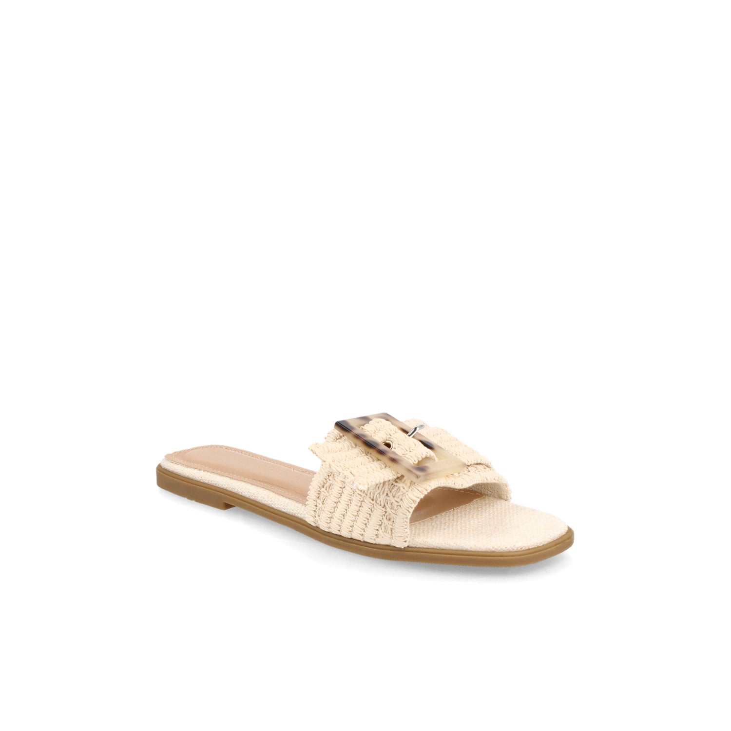 Sandalia Casual Vazza color Latte para Mujer