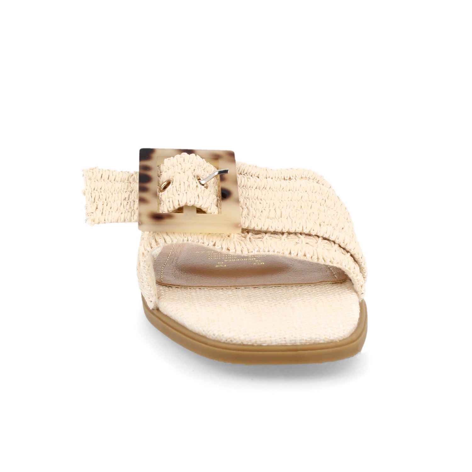 Sandalia Casual Vazza color Latte para Mujer