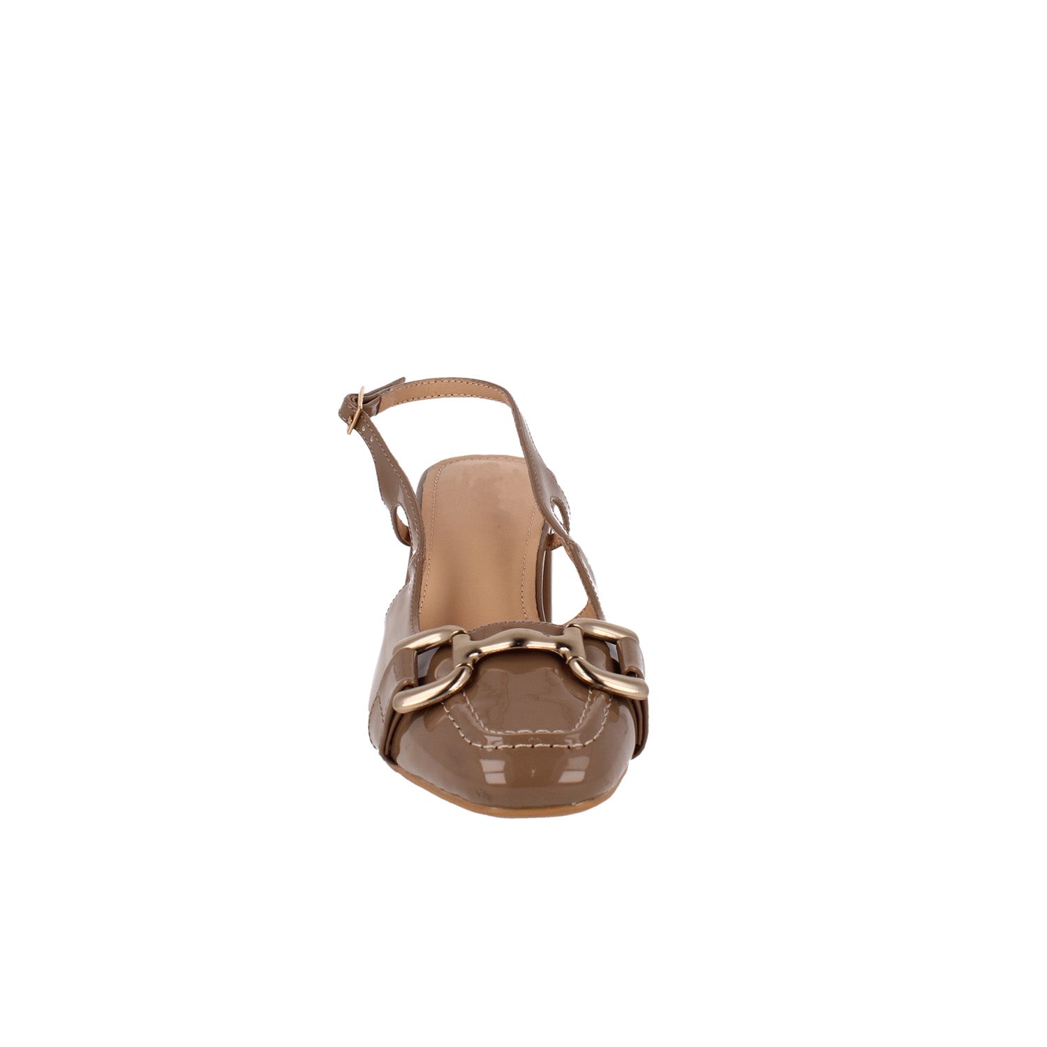 Zapatilla de Vestir Vazza color khaki para Mujer