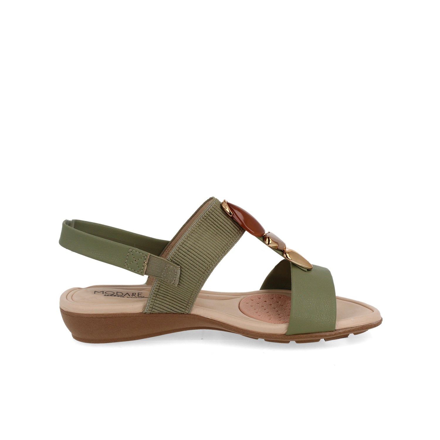 Sandalia Casual Modare color Verde para Mujer