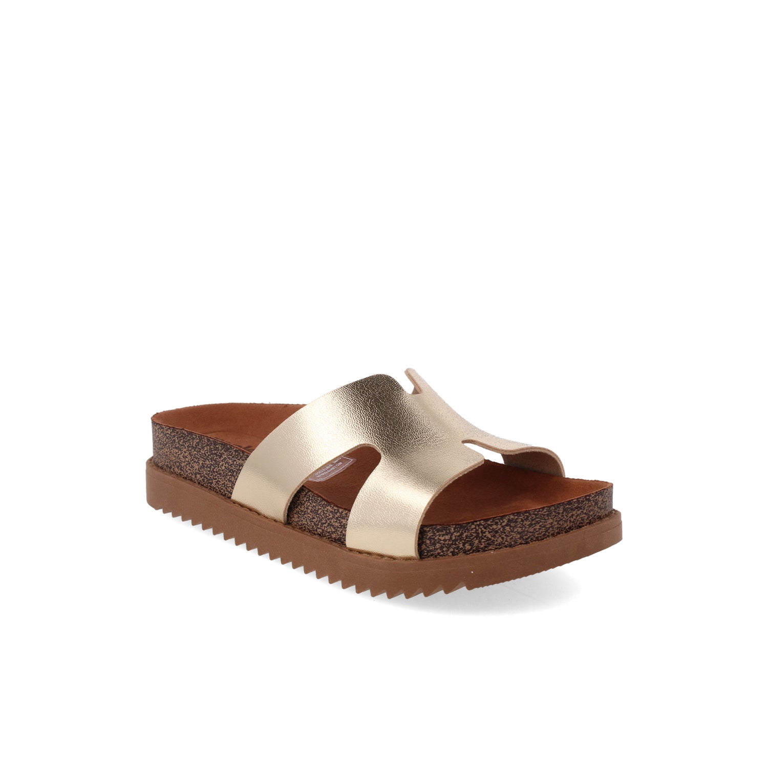 Sandalia Casual Vazza color Dorado para Mujer