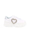 Tenis Urbano Vazza color Blanco con aplicación Plata de Corazón para Mujer