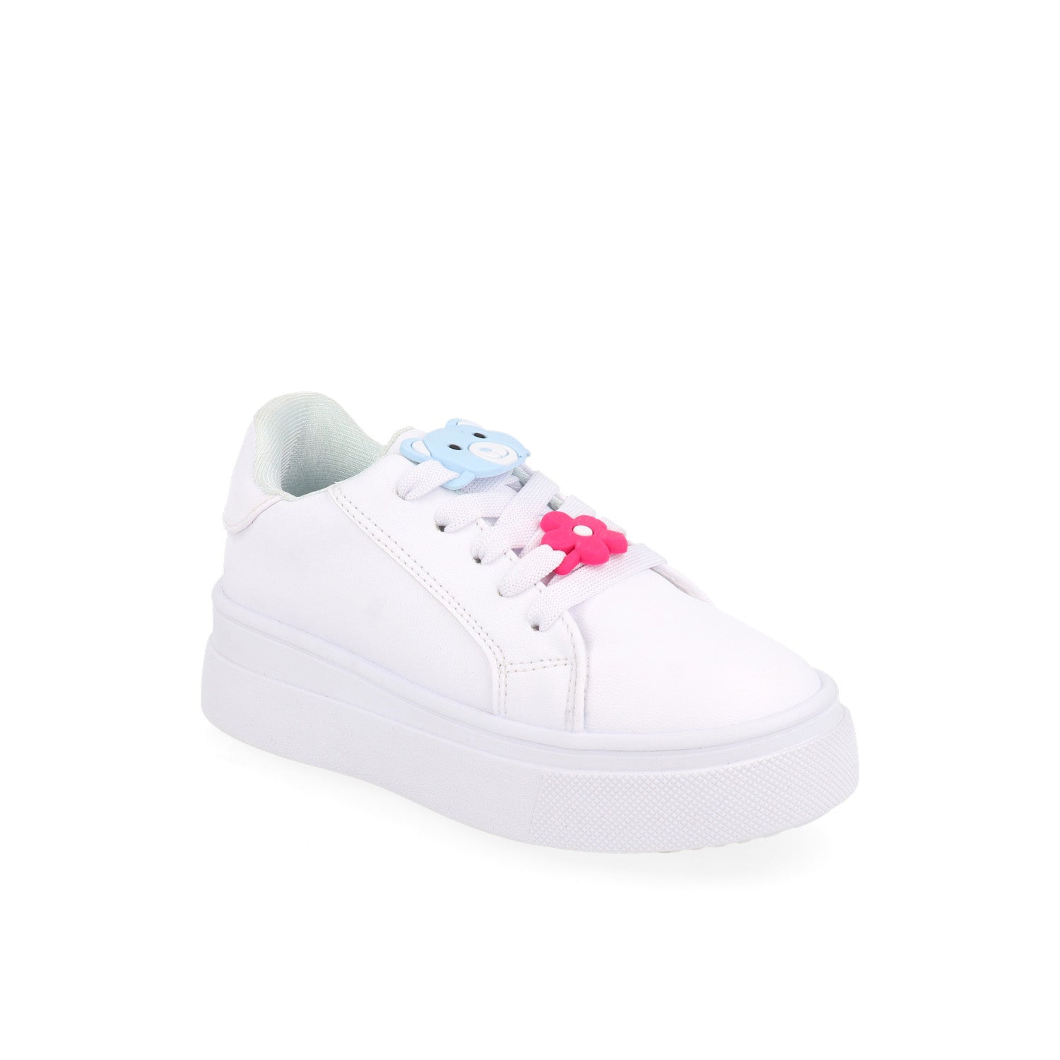 Tenis Casual Vazza color Blanco para Junior Niña