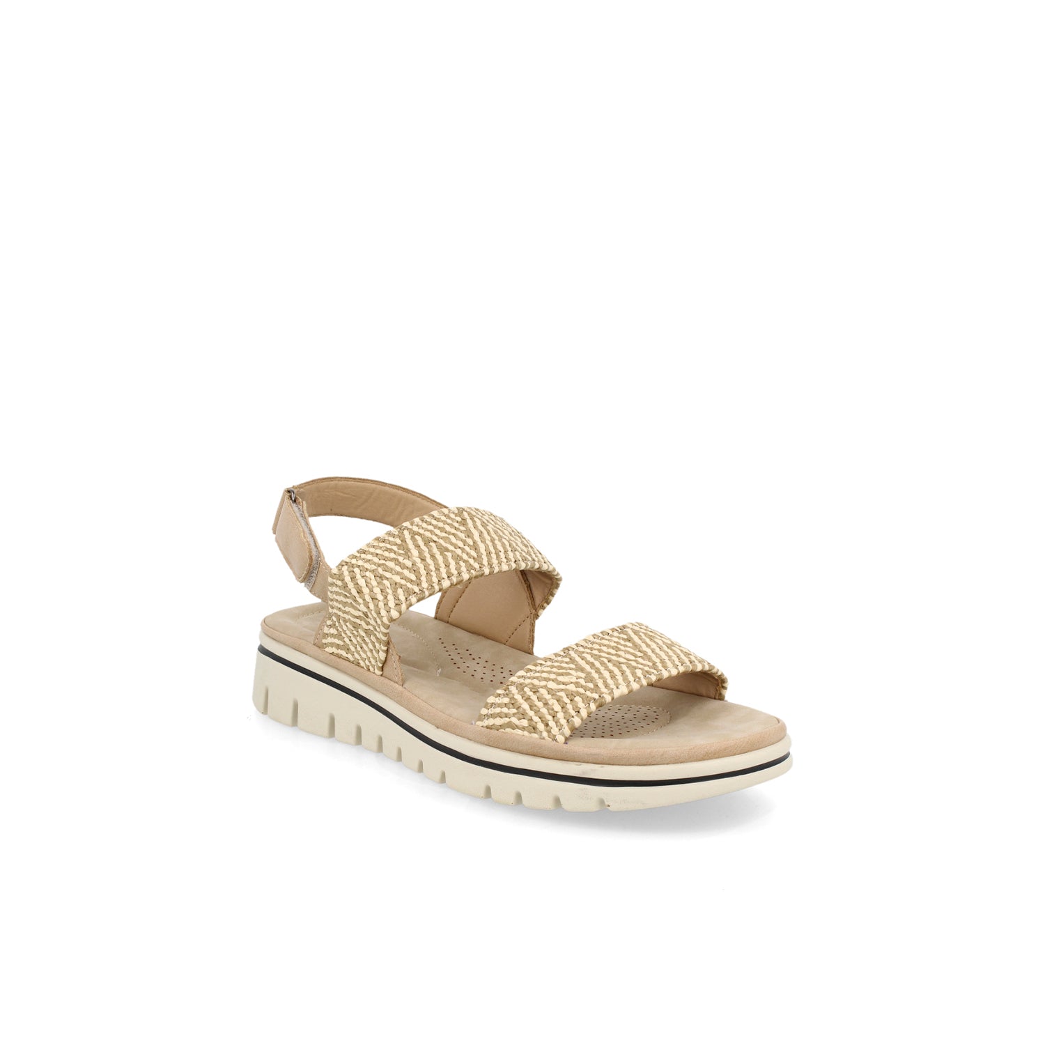 Sandalia Casual Vazza color Beige para Mujer