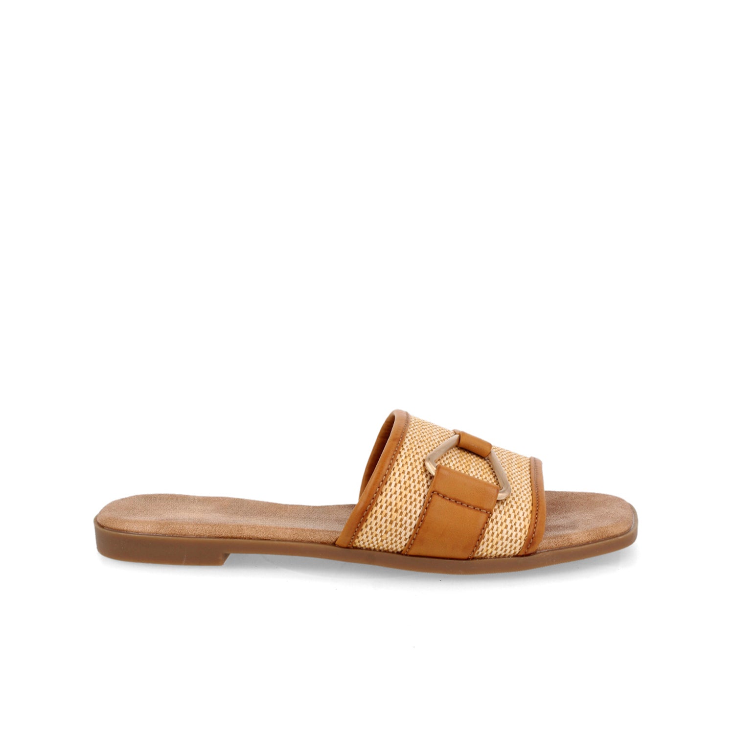 Sandalia Casual Vazza color Camel para Mujer
