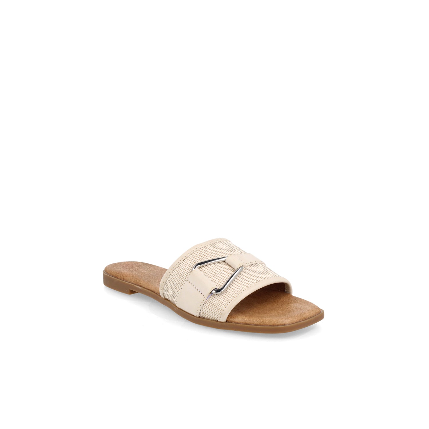 Sandalia Casual Vazza color Latte para Mujer