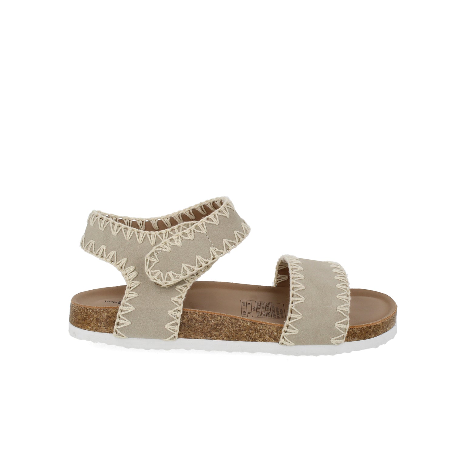 Sandalia Casual Vazza color Gris para Junior Niña