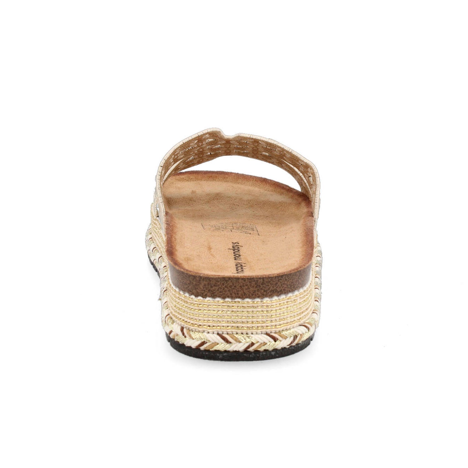 Sandalia Casual Vazza color Beige para Mujer