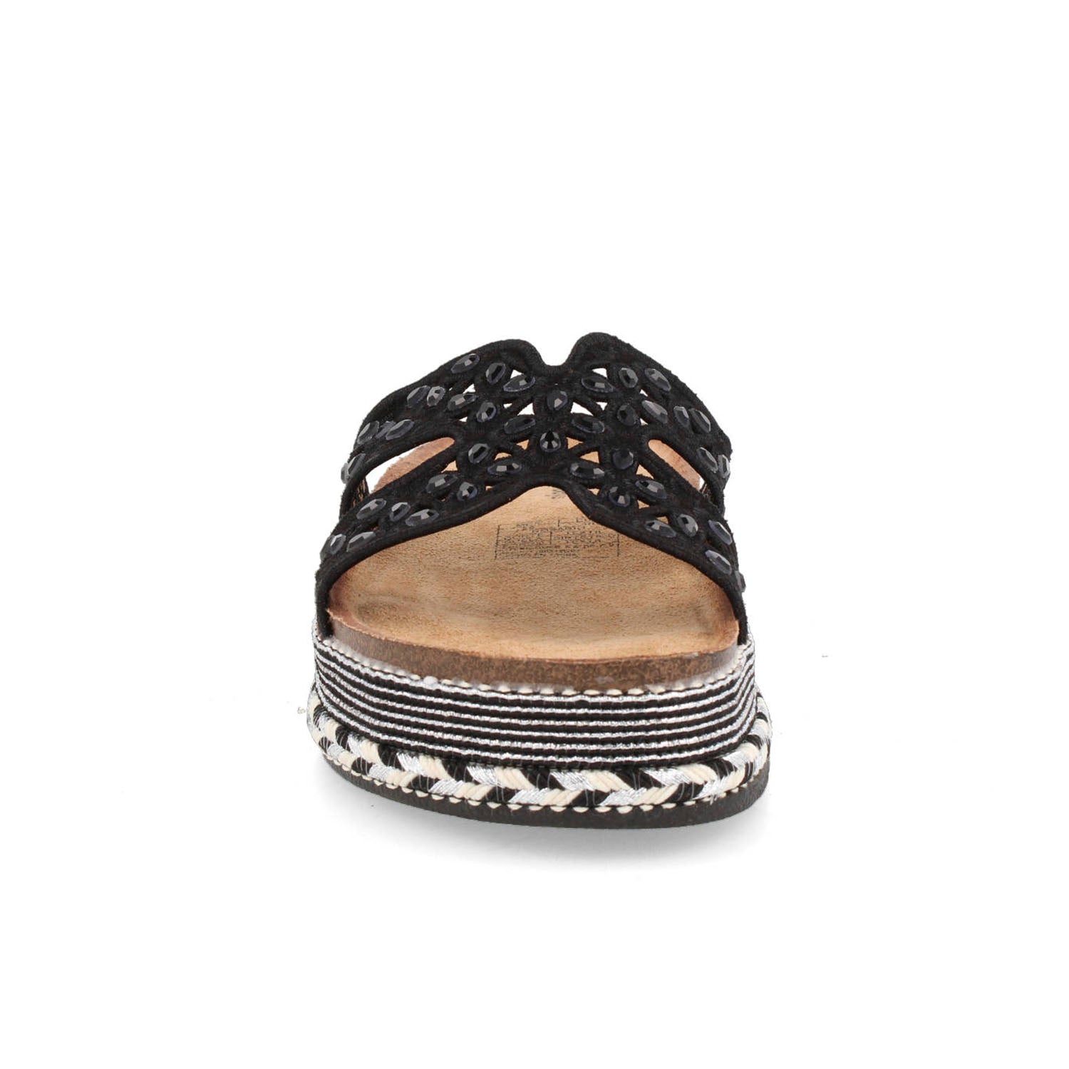 Sandalia Casual Vazza color Negro   para Mujer