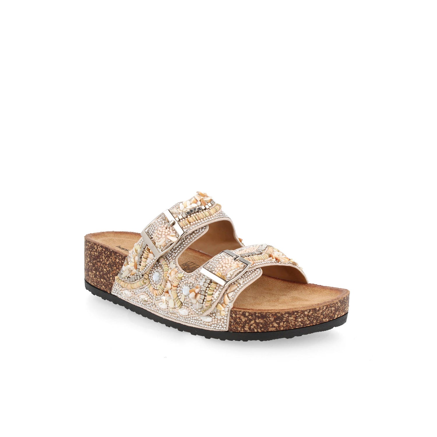 Sandalia Casual Vazza color Beige para Mujer
