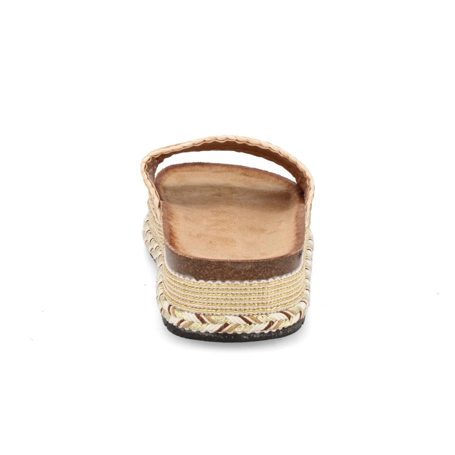 Sandalia Casual Vazza color Beige para Mujer