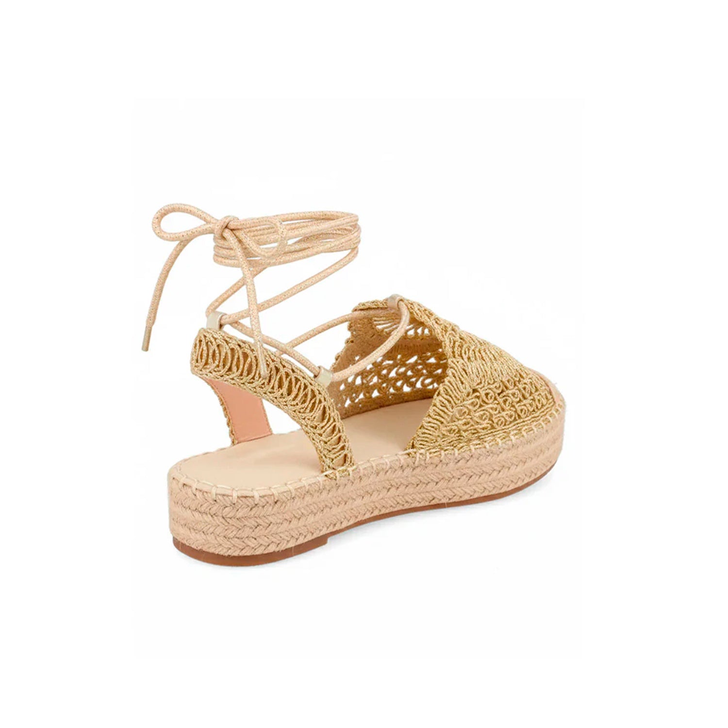 Sandalia Casual Vazza color Oro para Mujer