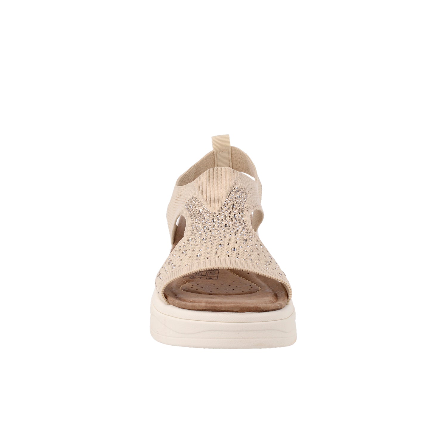 Sandalia Casual Vazza color Beige para Mujer