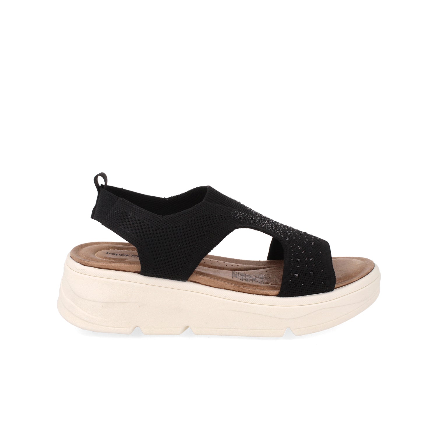 Sandalia Casual Vazza color Negro para Mujer