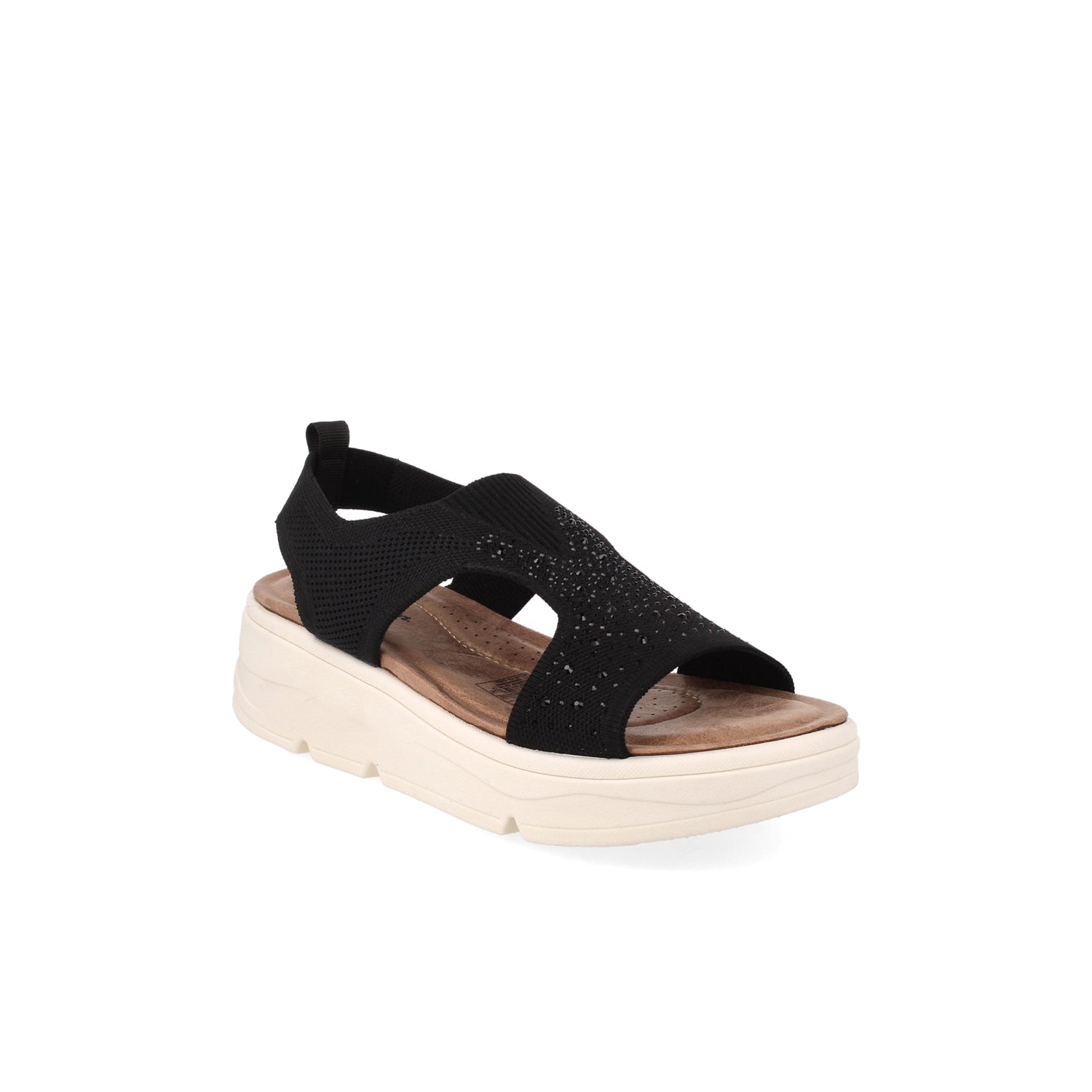 Sandalia Casual Vazza color Negro para Mujer