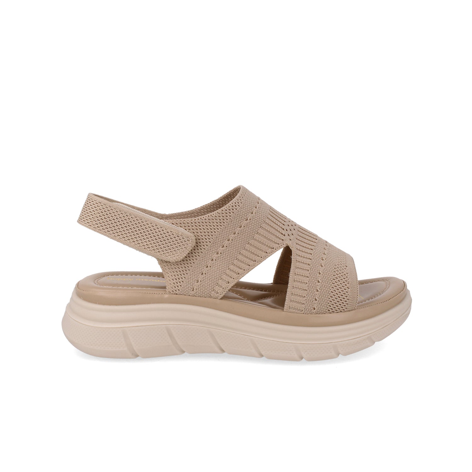 Sandalia Casual Vazza color Beige para Mujer
