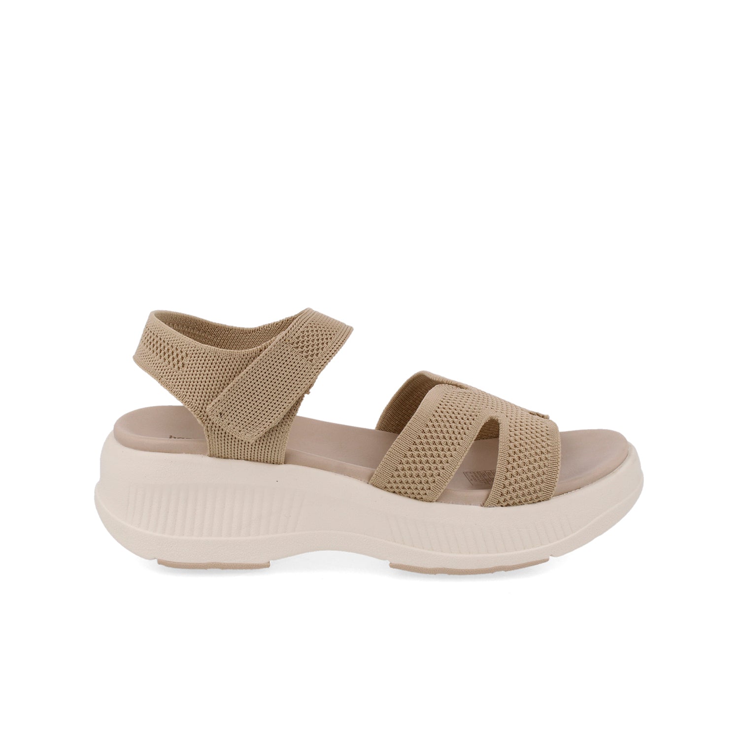 Sandalia Casual Vazza color Latte para Mujer