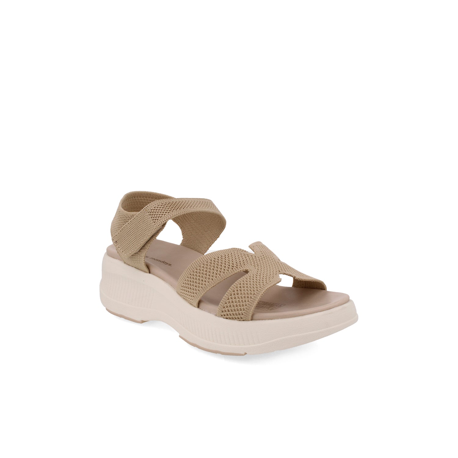 Sandalia Casual Vazza color Latte para Mujer