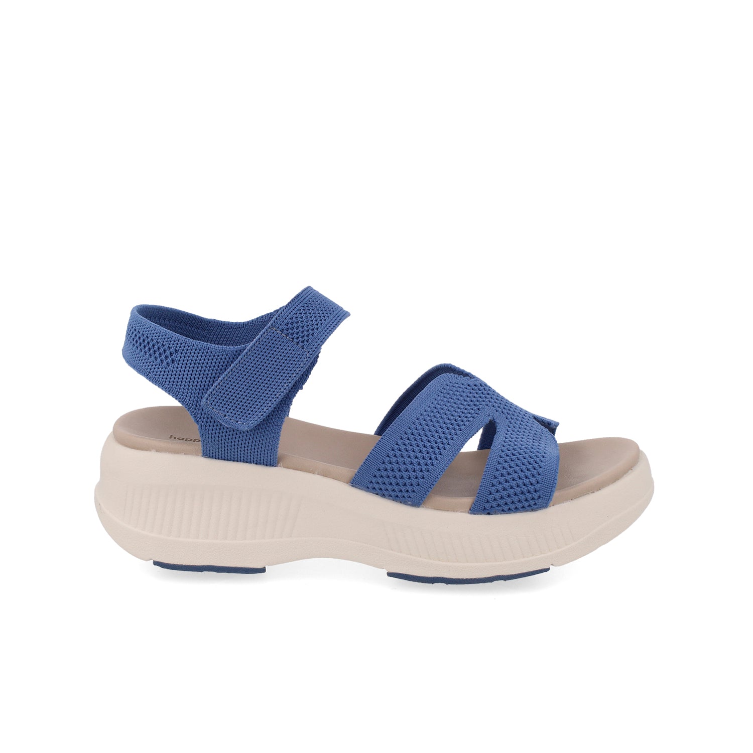 Sandalia Casual Vazza color Azul para Mujer